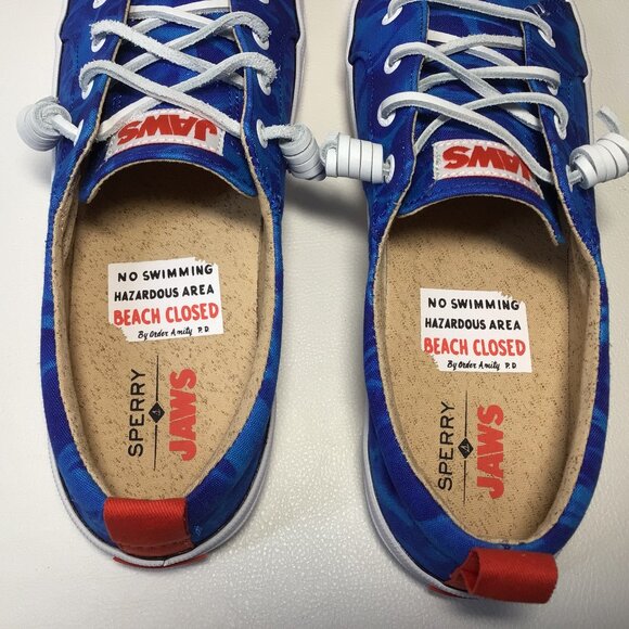 NEW Sperry Shoes Jaws Shark Blue Crest Vibe Women Size 9 - Picture 7 of 9